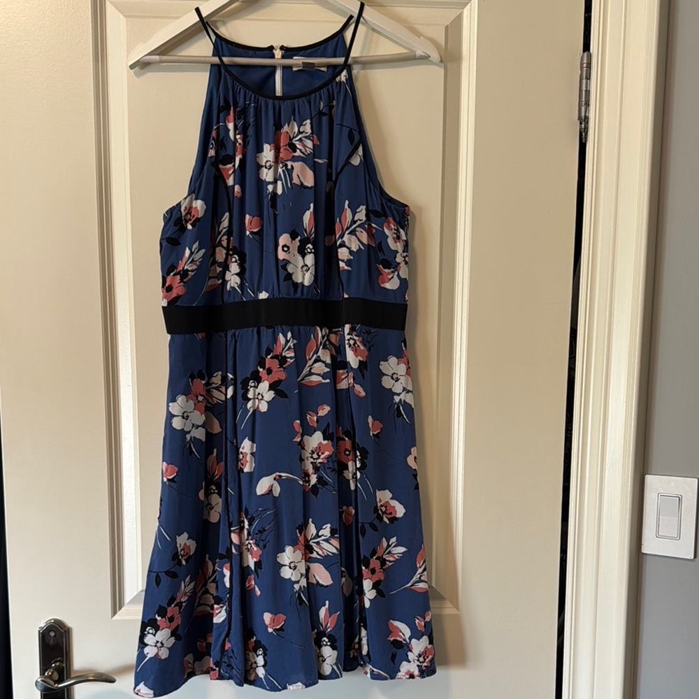 LOFT Floral Halter Dress